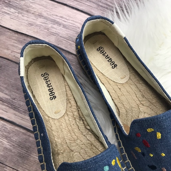 Soludos Splatter Paint Platform Espadrilles - Picture 5 of 8